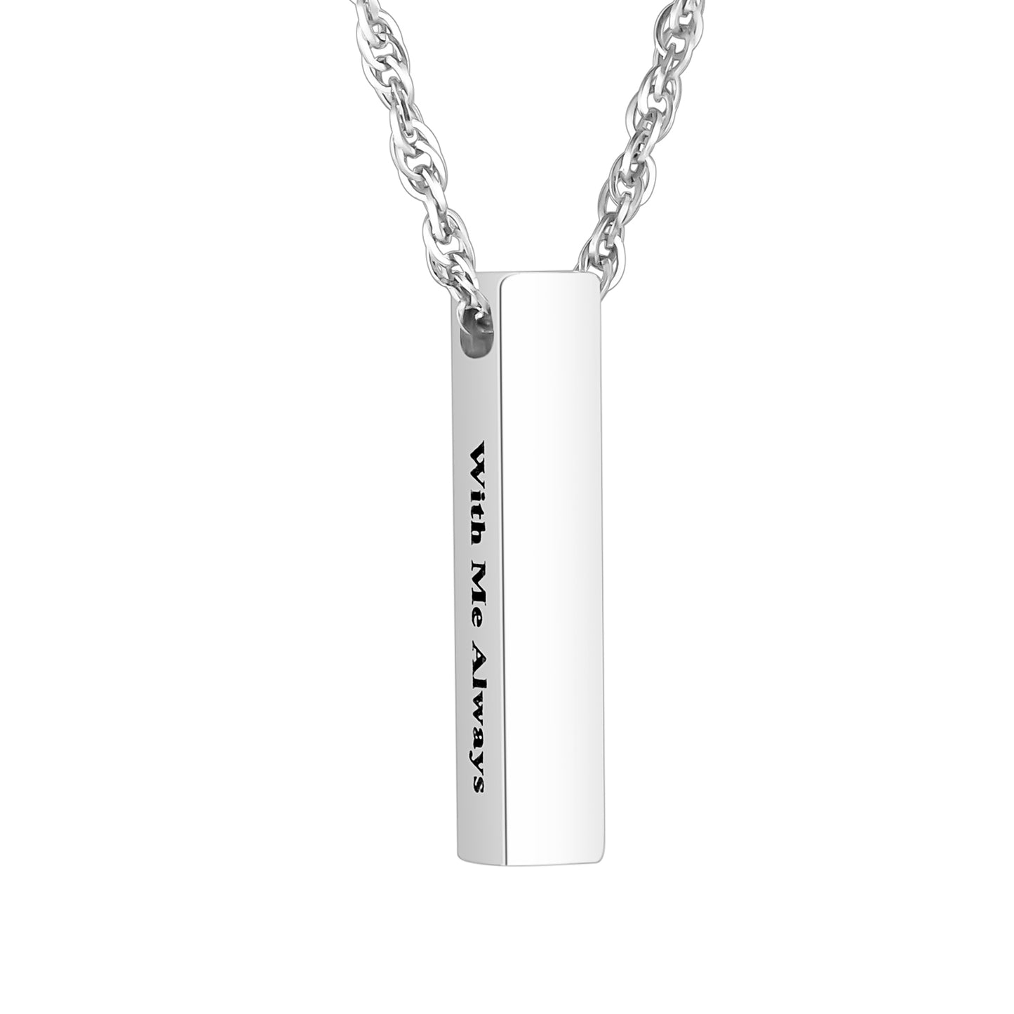 Simple Bar Cremation Necklace