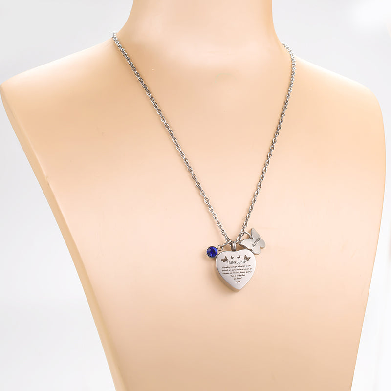 Heart Cremation Pendant for Friends