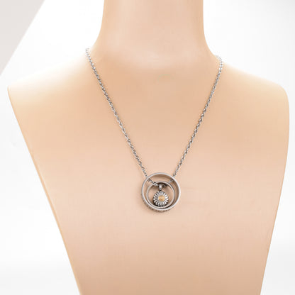 Sunflower Cremation Pendant Necklace