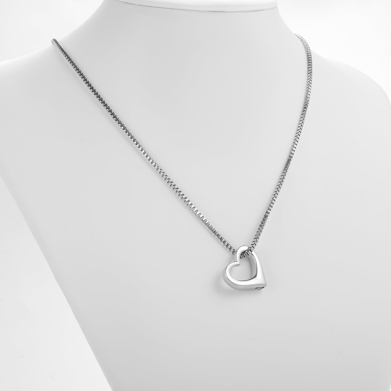 Simple Hearts Urns Necklace