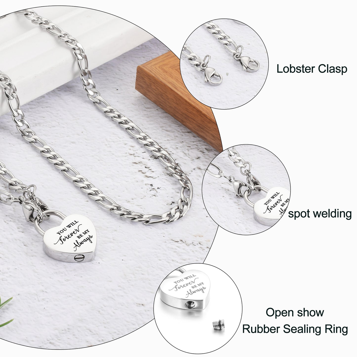 Heart Ashes Necklace