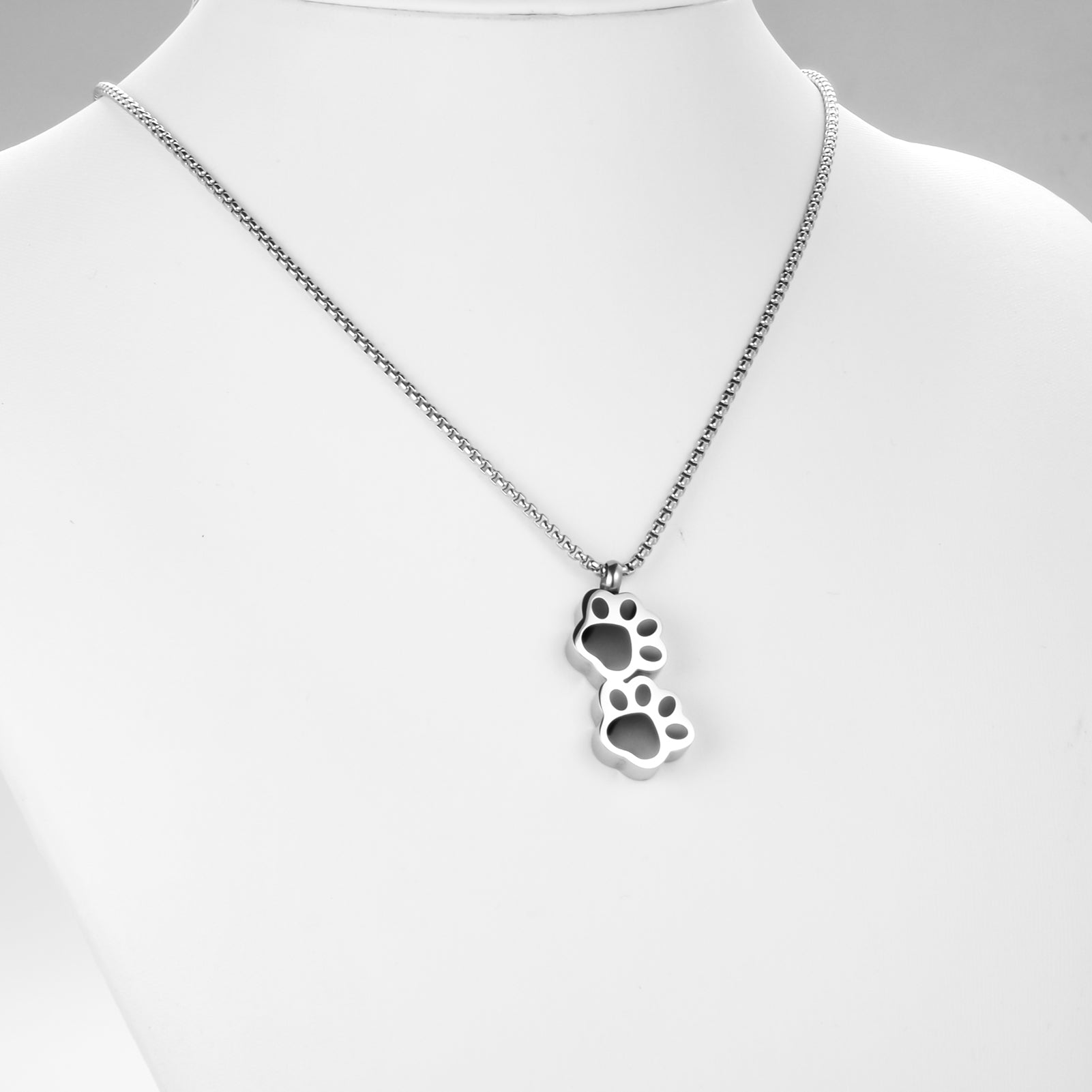 Paw Pet Cremation Urn Necklace