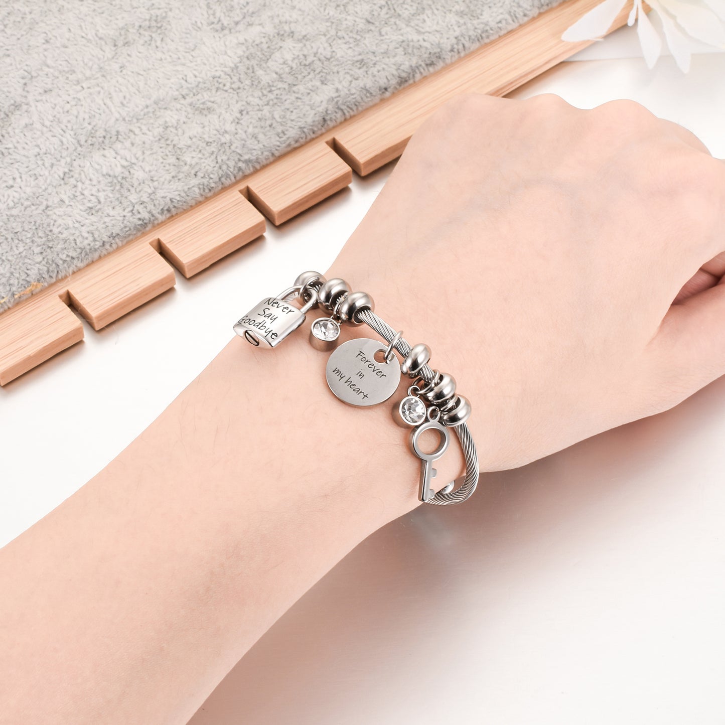 Unique Cremation Bangle for Ashes