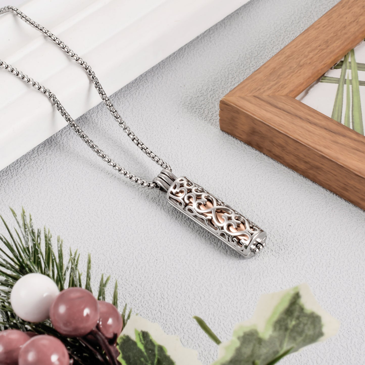 Cylinder Cremation Jewelry for Ashes