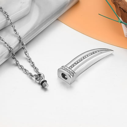 Dagger Cremation Jewelry with Zircon for Ashes