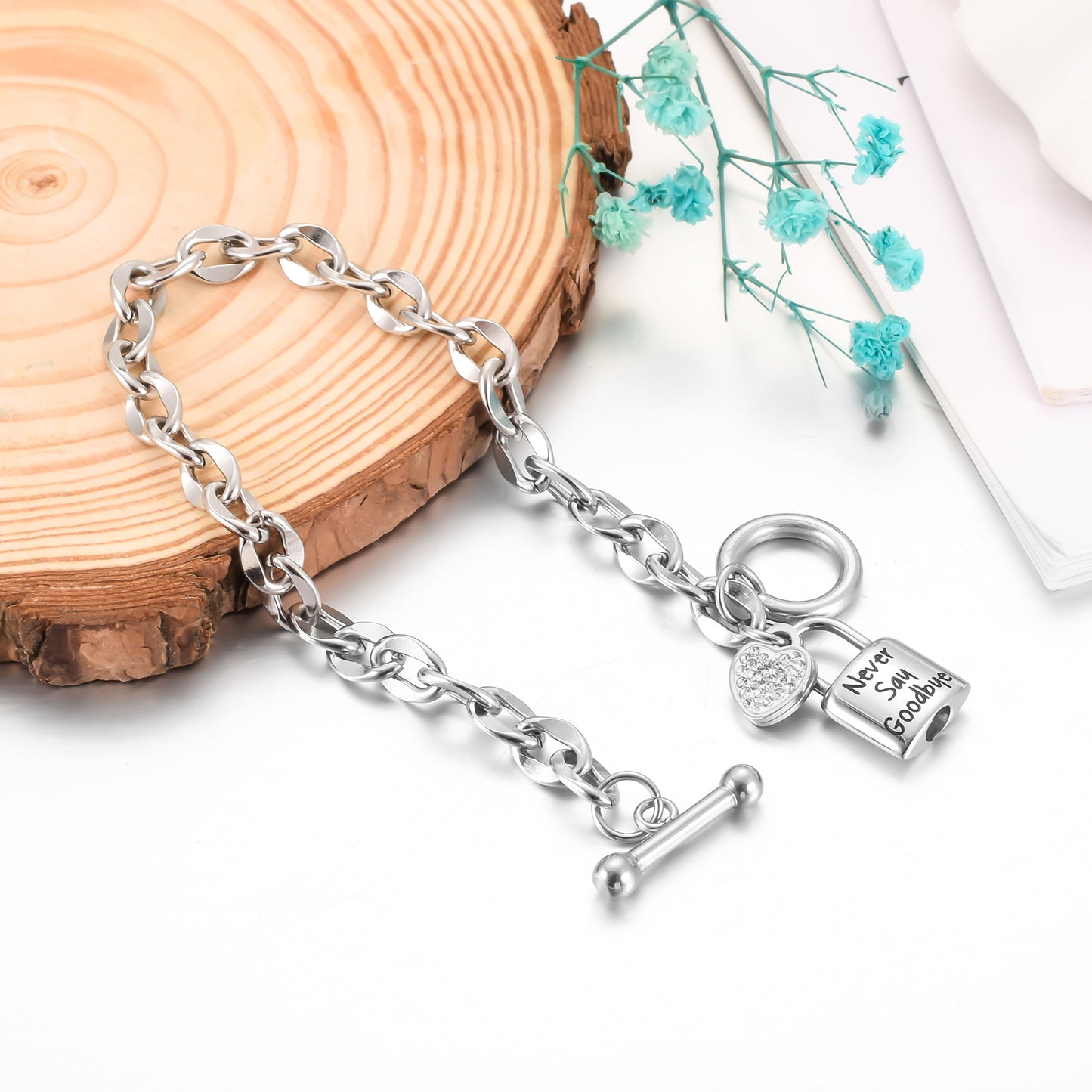 Memorial Cremation Bracelet Ashes Holder