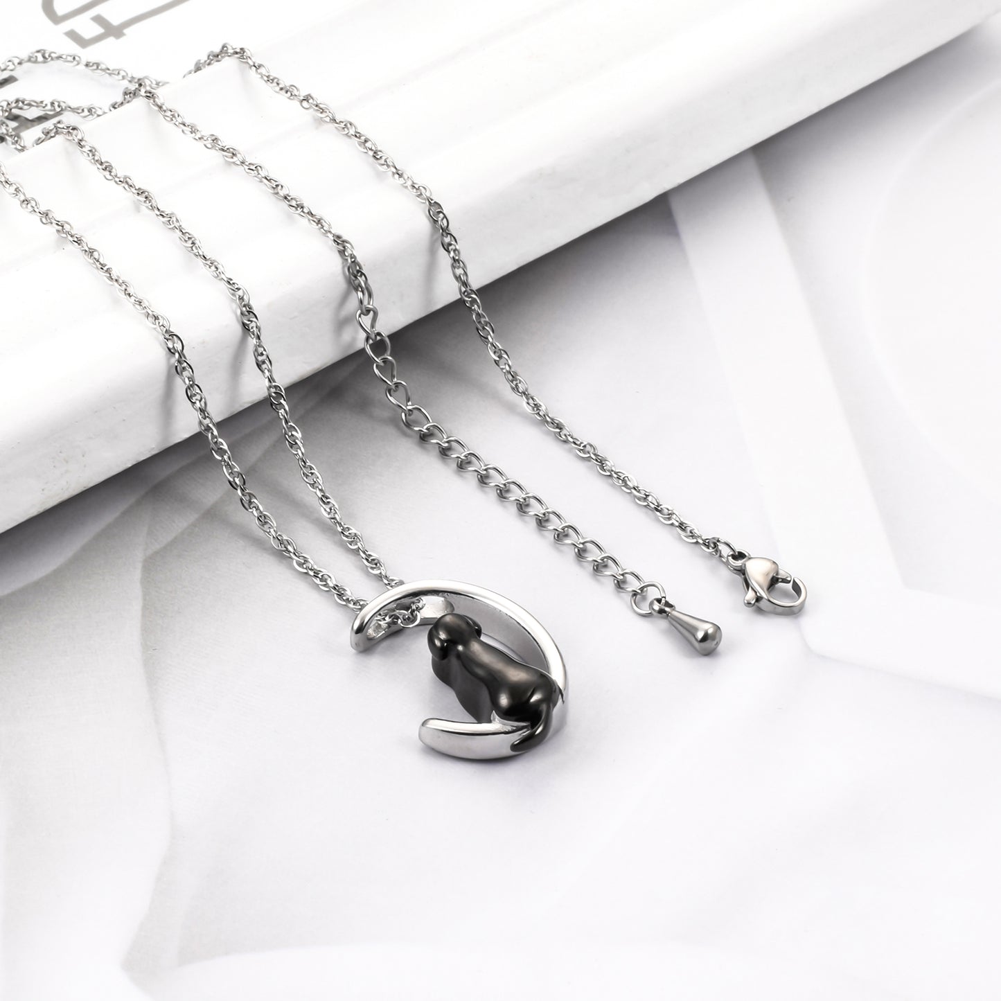 Stainless Steel Memorial Necklace for Beloved Pets Dog