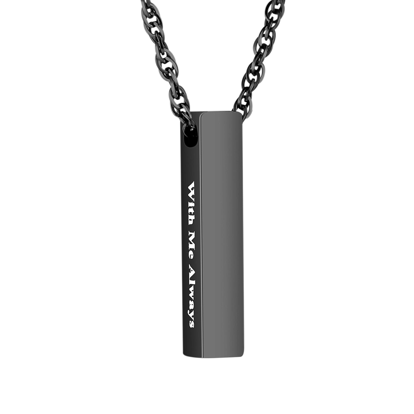 Simple Bar Cremation Necklace