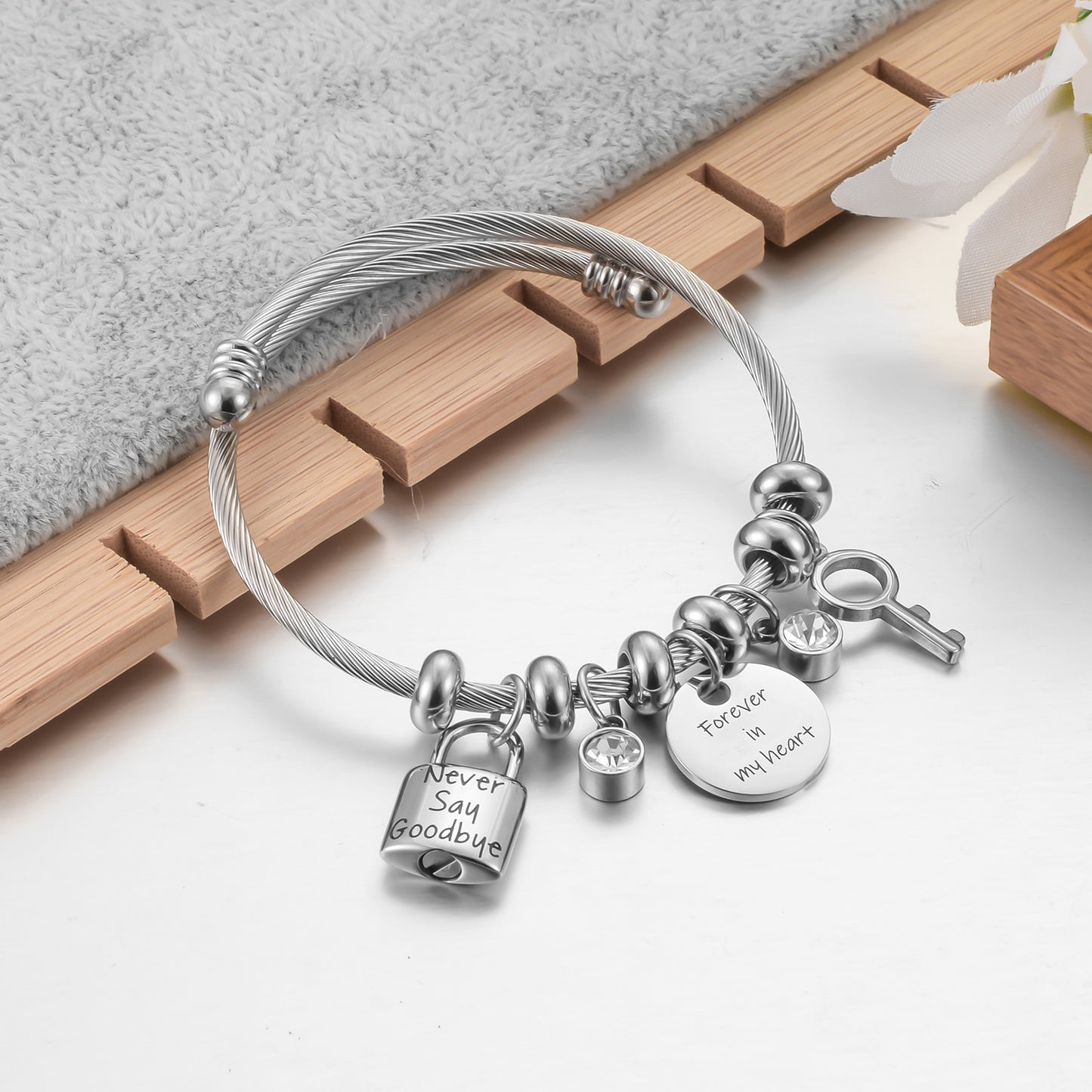 Unique Cremation Bangle for Ashes