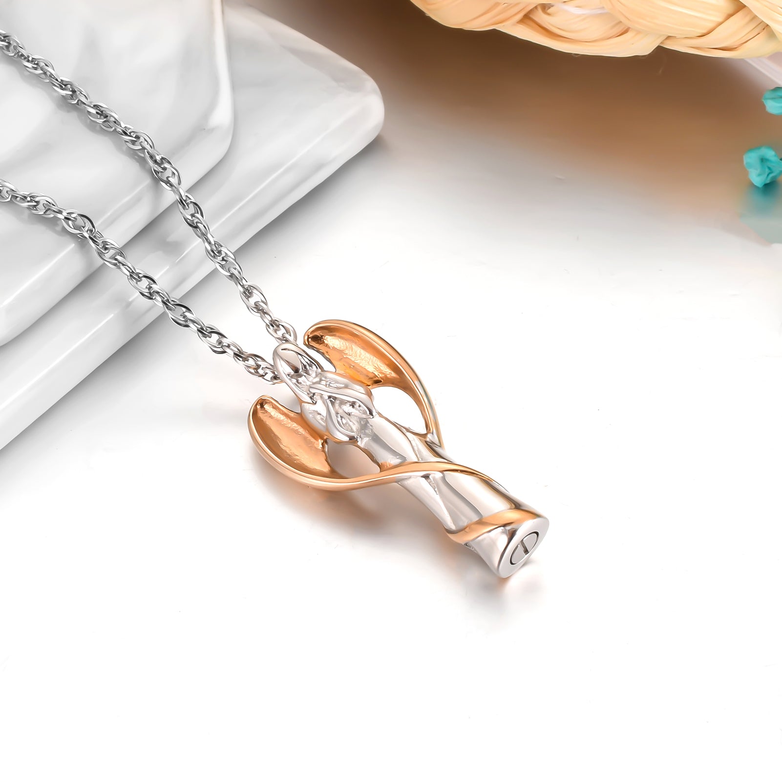 Memorial Angle Cremation Pendant