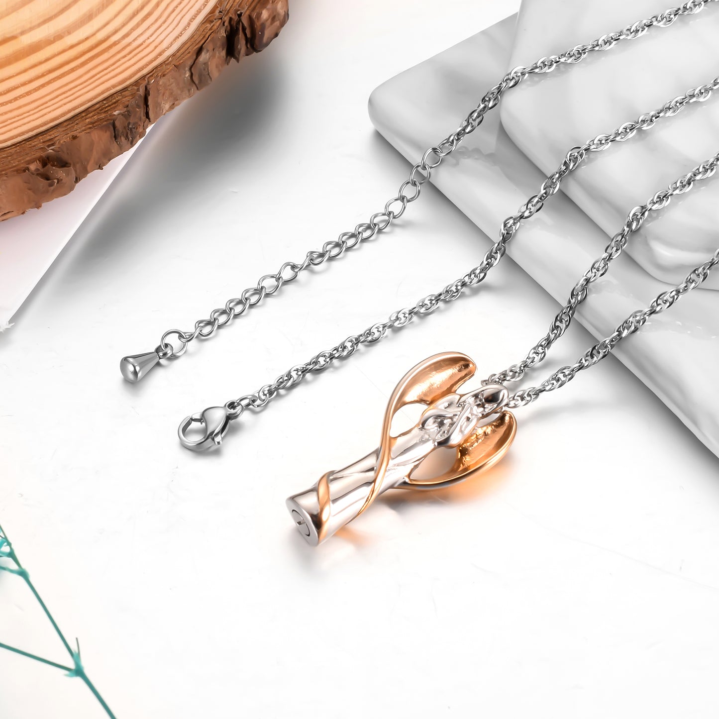 Memorial Angle Cremation Pendant