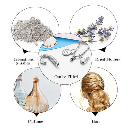 Cremation Ashes Necklace for Men