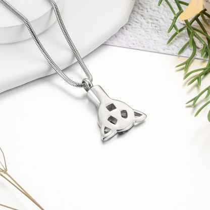 Celtic Cremation Necklace with Diamond
