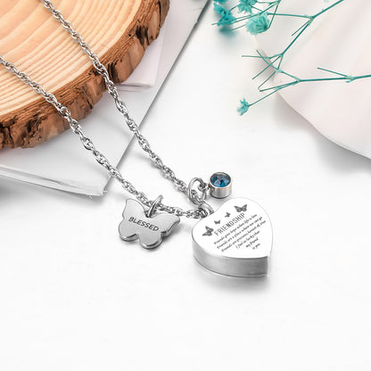 Heart Cremation Pendant for Friends