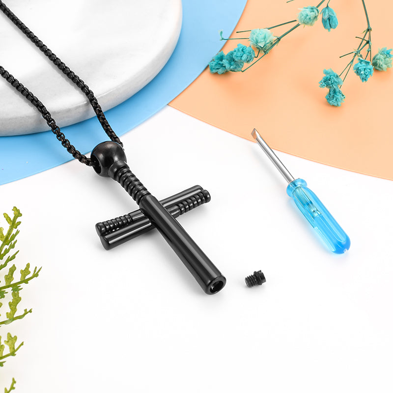 Memorial Cremation Necklace Jewelry for Men