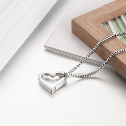 Simple Hearts Urns Necklace