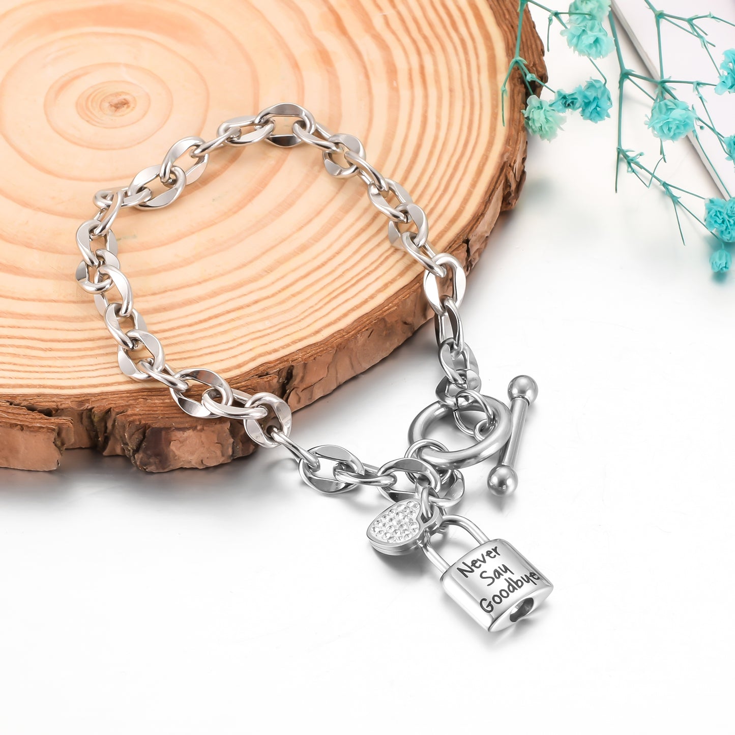 Memorial Cremation Bracelet Ashes Holder