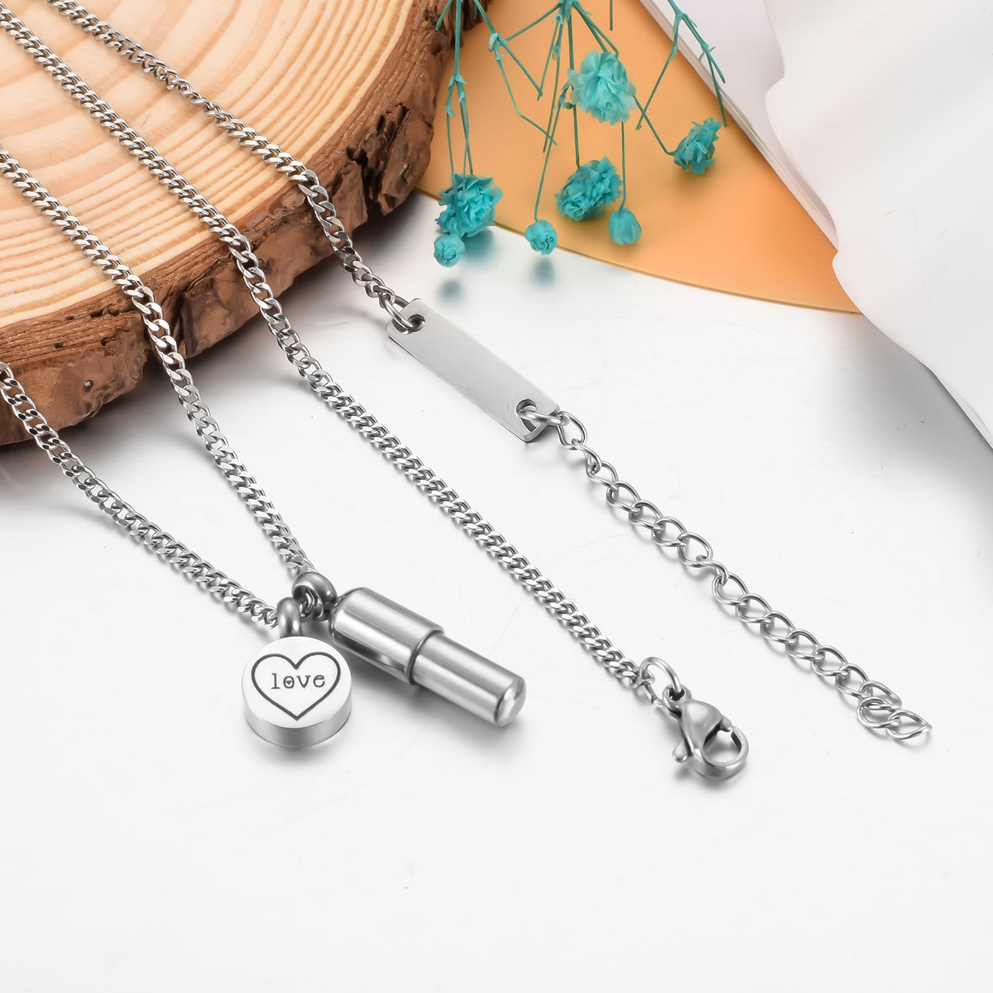 Pills Cremation Pendant Necklace for Ashes