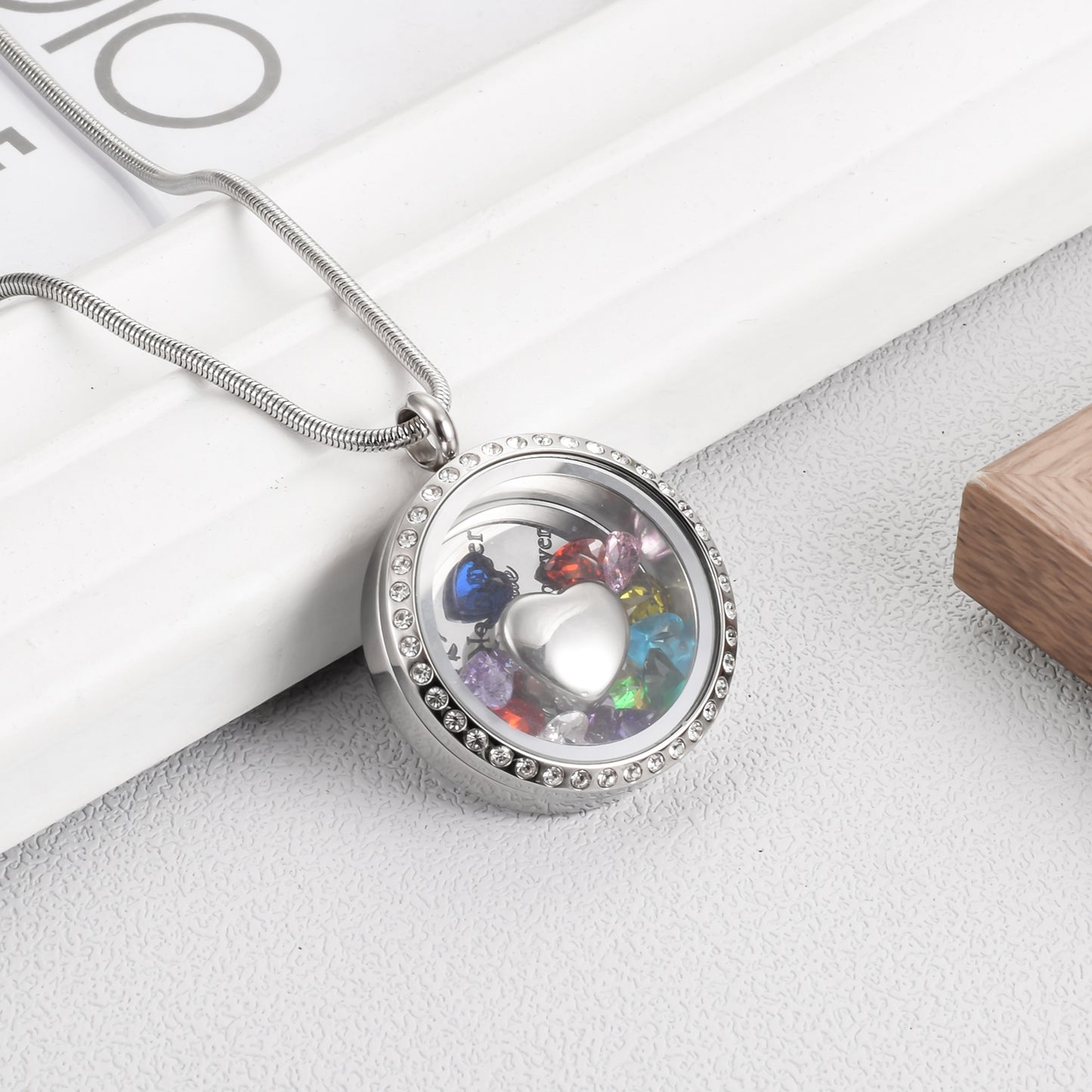 Glass Picture Frame Urn Jewerly