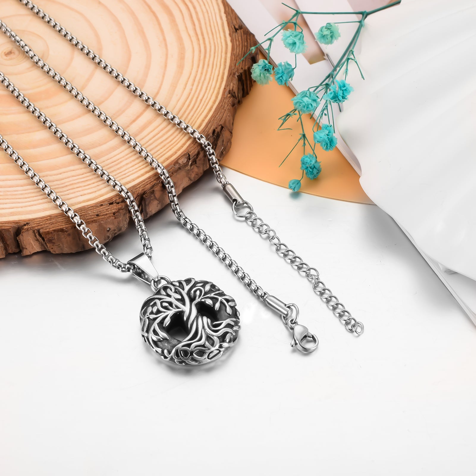 Life Tree Cremation Necklace