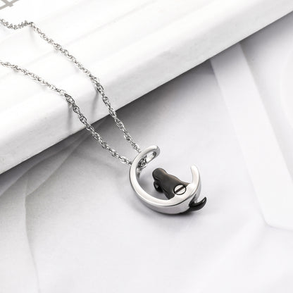 Stainless Steel Memorial Necklace for Beloved Pets Dog