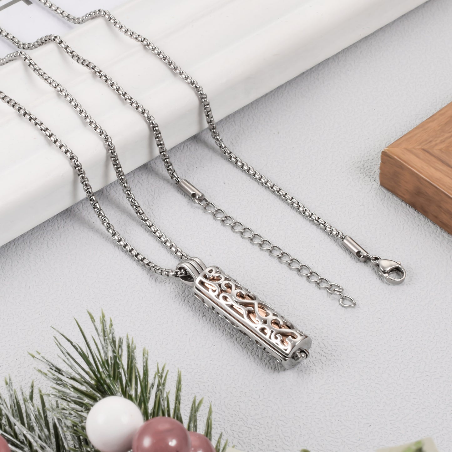 Cylinder Cremation Jewelry for Ashes