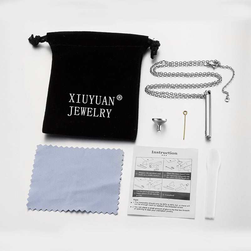 Cremation Ash Fillabled Necklace