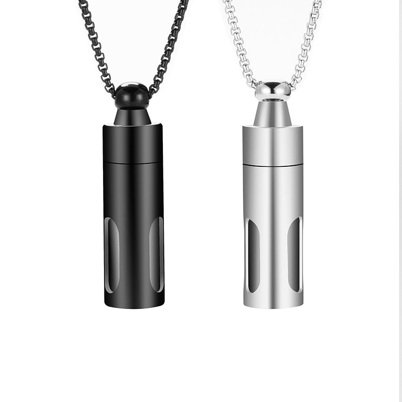 Glass Cremation Necklace for Ashes