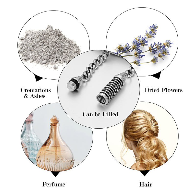 Memorial Cremation Bracelet for Ashes