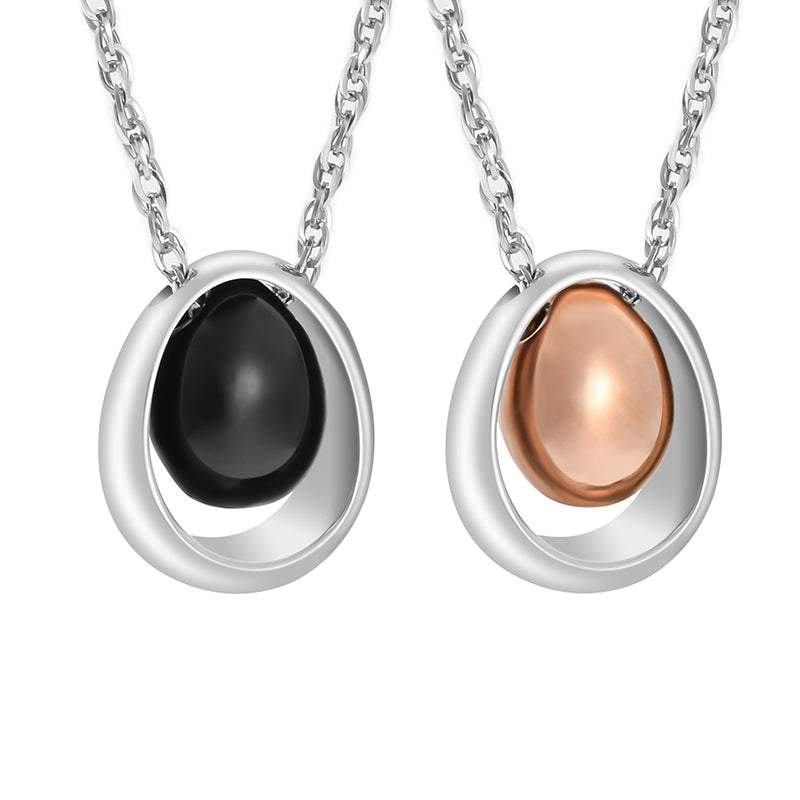 Cremation Necklace of Egg for Ashes
