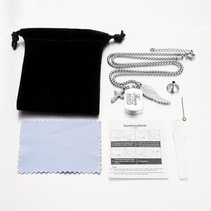 Unique Cremation Pendant Necklace for Men