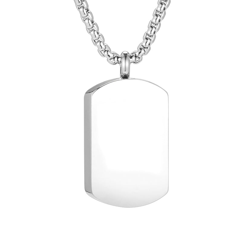 Unique Cremation Pendant Necklace for Men