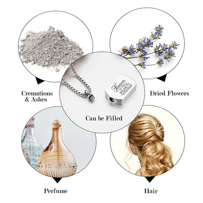 Unique Cremation Pendant Necklace for Men