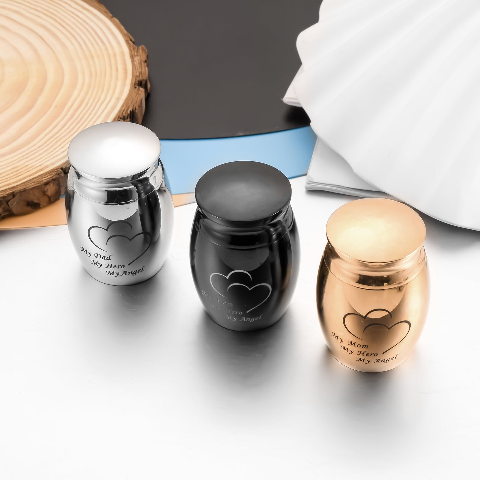 Heart Cremation Urns Ashes Holder