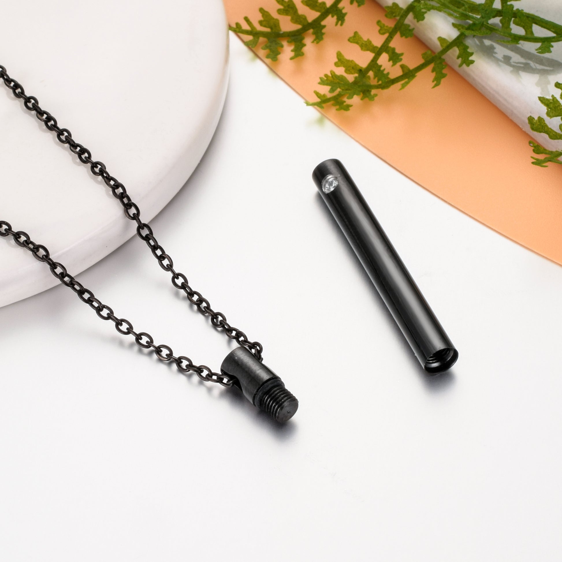 Cremation Ash Fillabled Necklace