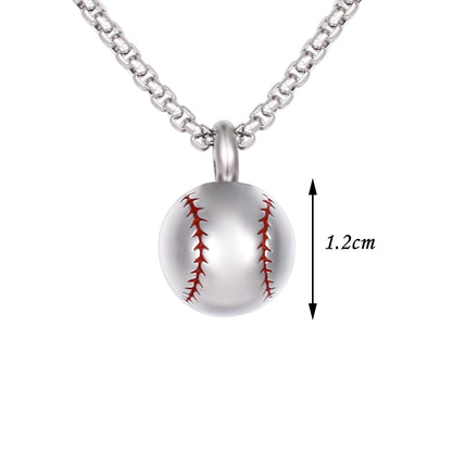 Memorial Baseball Cremation Jewelry for Ashes