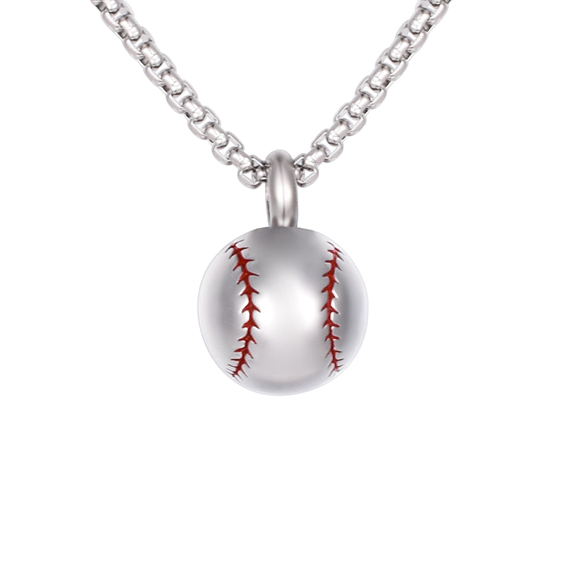 Memorial Baseball Cremation Jewelry for Ashes