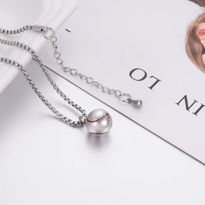 Memorial Baseball Cremation Jewelry for Ashes
