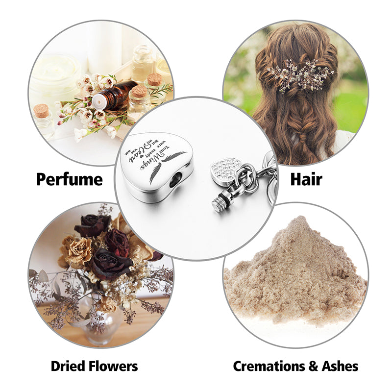 Xiuyuan Jewelry Cremation Bracelet of Heart for Ashes