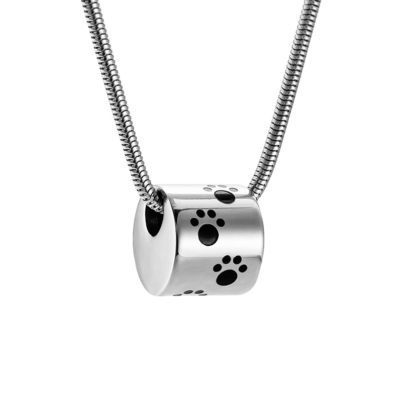 Paws Ring Filled Cremation Pendant