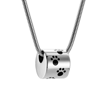 Paws Ring Filled Cremation Pendant