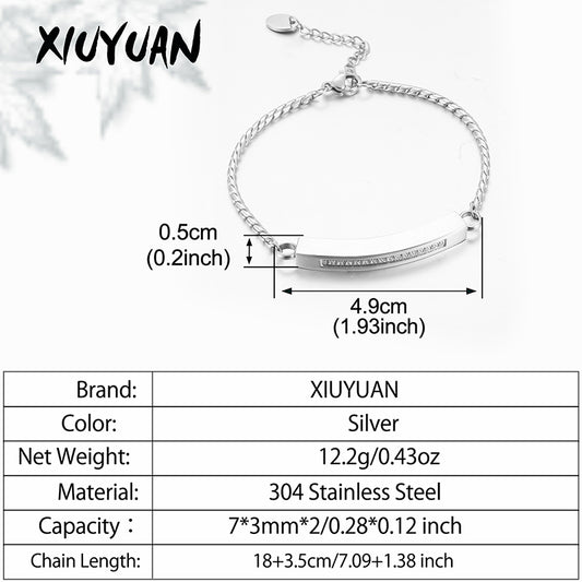 Cremation Bracelet with Zircon