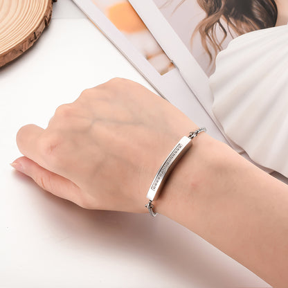 Cremation Bracelet with Zircon