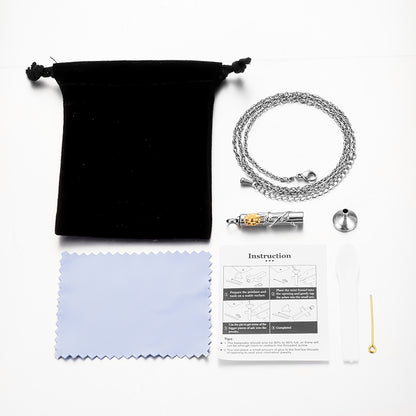 Sunflower Cremation Pendant for Ashes