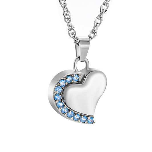 Unique Heart Cremation Pendant