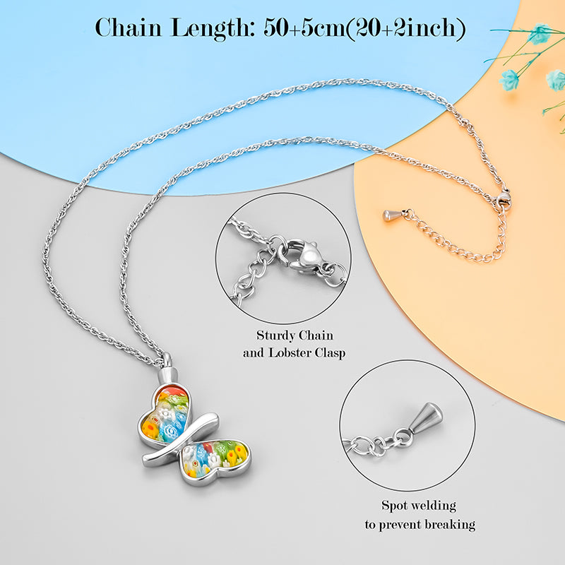 Unique Butterfly Cremation Pendant