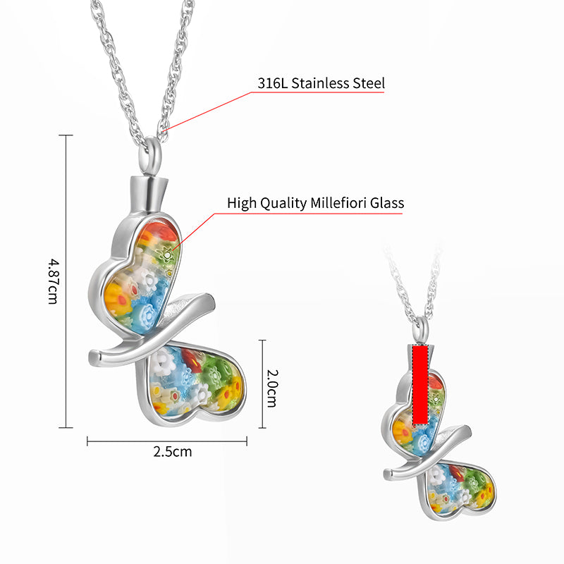 Unique Butterfly Cremation Pendant