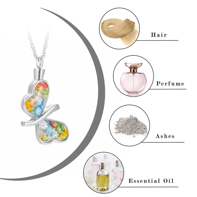 Unique Butterfly Cremation Pendant