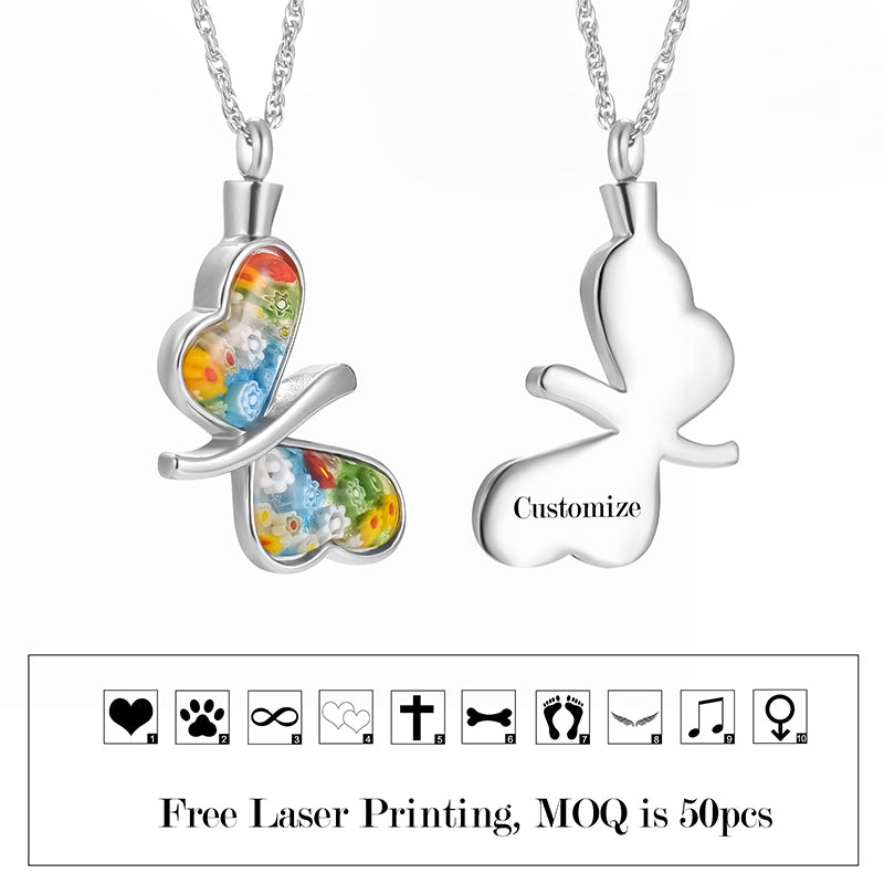Unique Butterfly Cremation Pendant