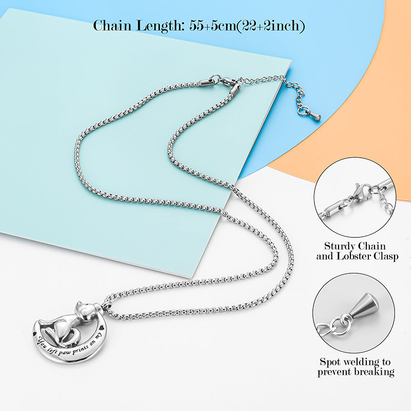 Dog/Cat Cremation Pendant Necklace